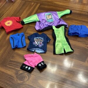 7 Piece Lot‎ Mattel Ken Doll Clothing Jacket Shorts Shirts